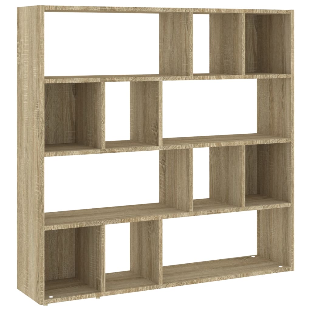 Bookcase/room divider Sonoma oak 105x24x102 cm