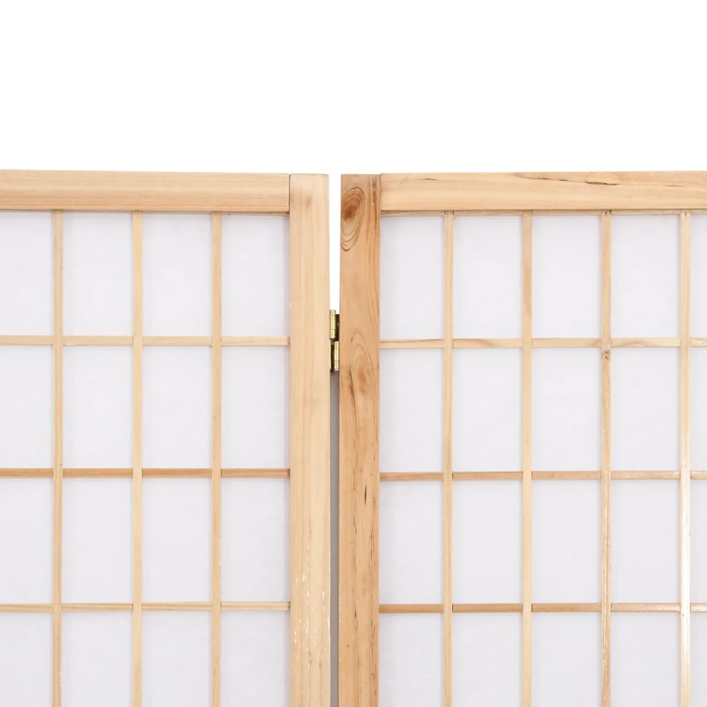 6-tlg. Paravent Japanischer Stil Faltbar 240x170 cm