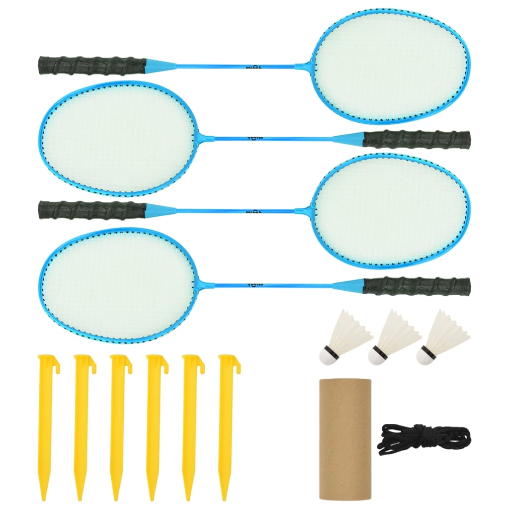 Badminton net yellow and black 600x155 cm PE fabric