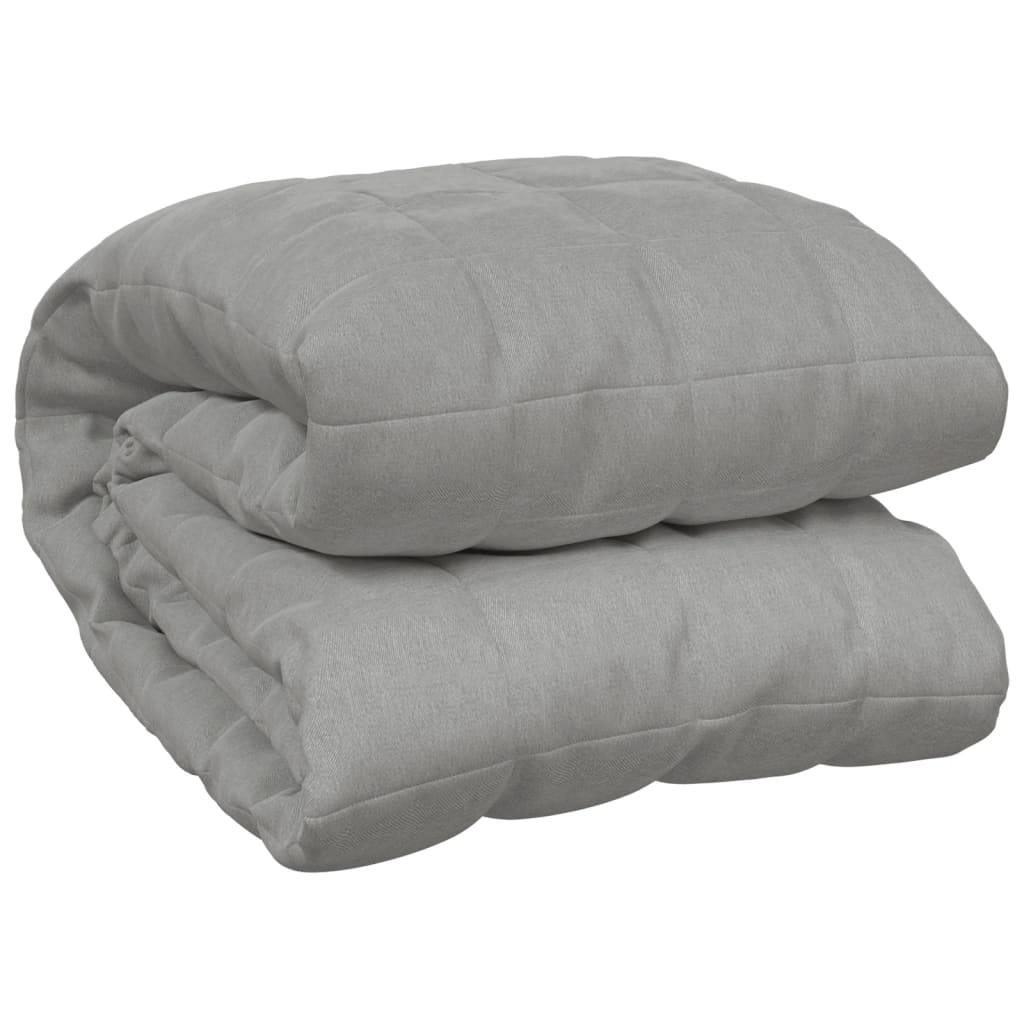 Weighted blanket gray 135x200 cm 6 kg fabric