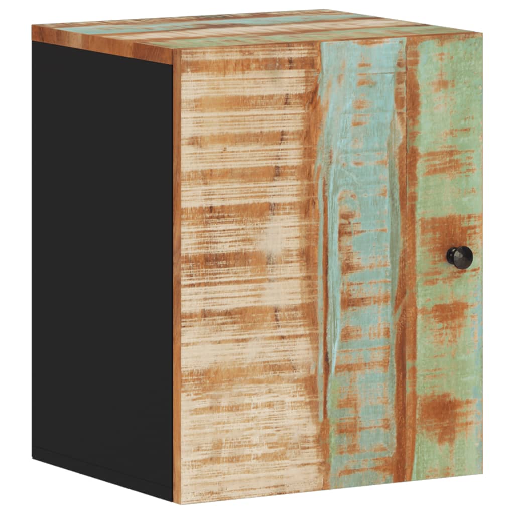 Bathroom wall cabinet 38x33x48 cm reclaimed solid wood