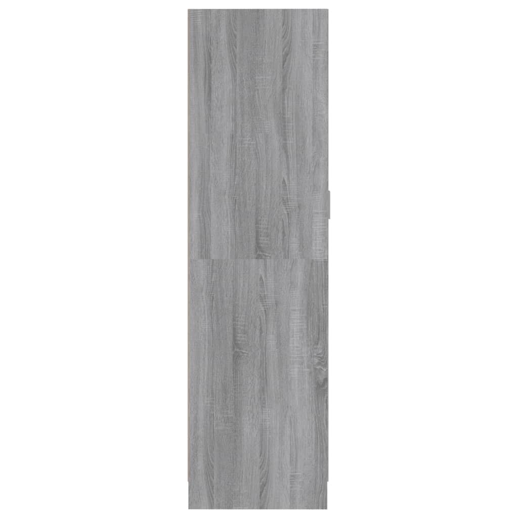 Gray Sonoma wardrobe 82.5x51.5x180 cm made of wood