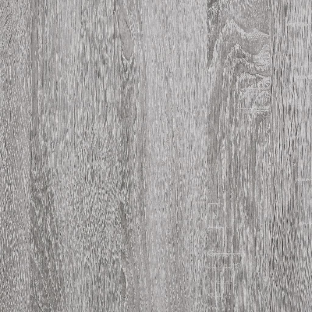 Badschrank Grau Sonoma 30x30x100 cm Holzwerkstoff
