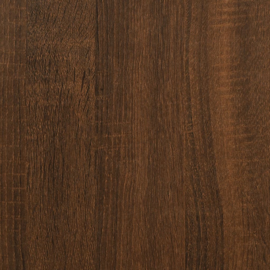 Washbasin cabinet brown oak look 80x33x60 cm