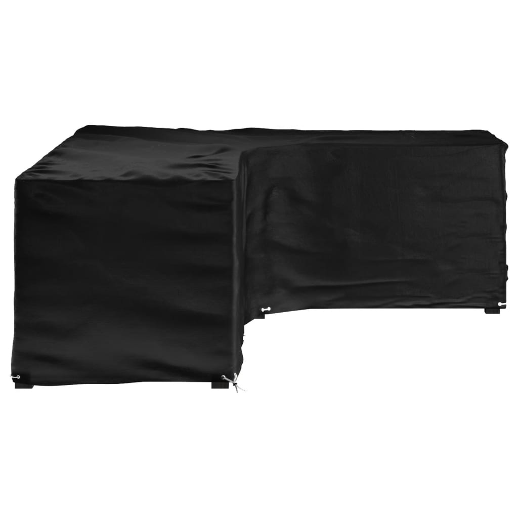 L-shaped garden furniture cover 16 eyelets 260x210x80 cm