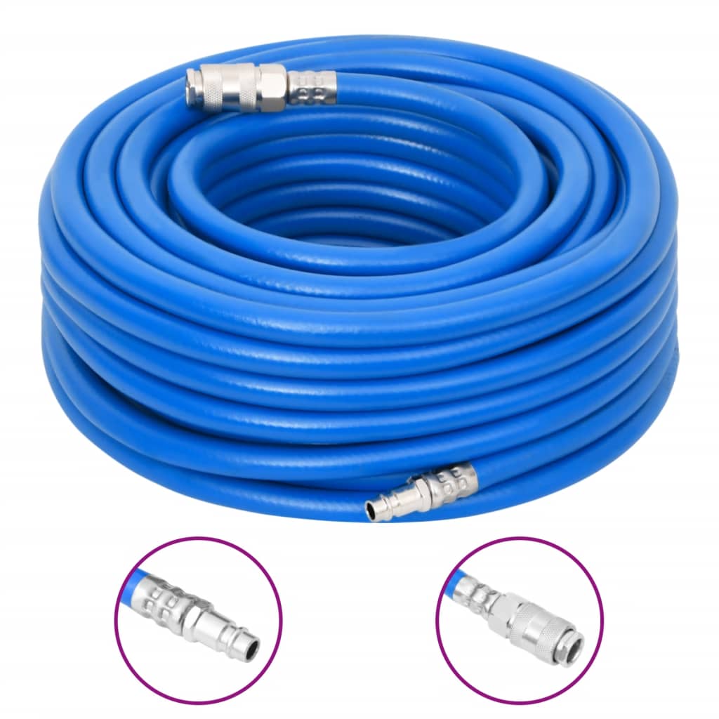 Air hose blue 2 m PVC