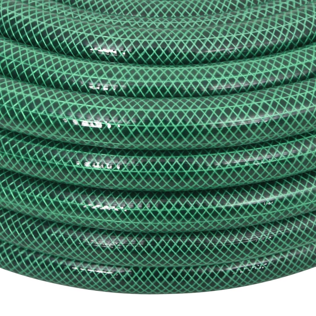 Garden hose with fittings set green 20 m PVC