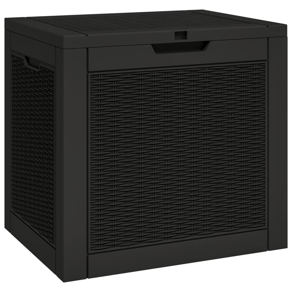 Garden box black 55.5x43x53 cm polypropylene