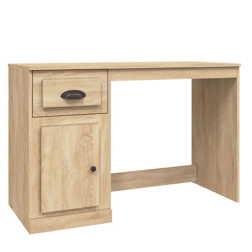 Desk with drawer Sonoma oak 115x50x75 cm