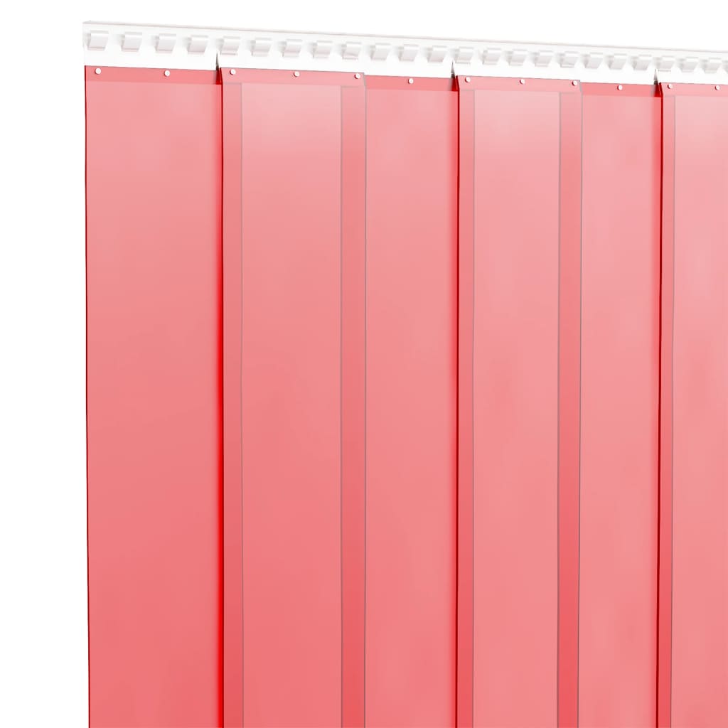Door curtain red 300x2.6 mm 25 m PVC