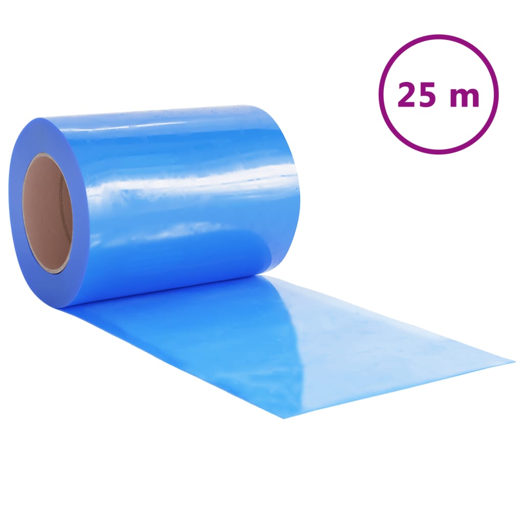 Door curtain blue 300x2.6 mm 25 m PVC