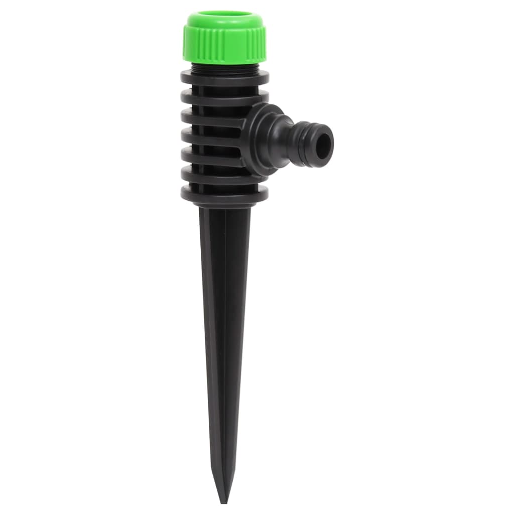 Rotary sprinkler 6 pcs. Green and black 3x6x19.5 cm ABS &amp; PP