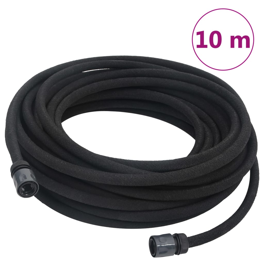 Drip hose black 10 m rubber