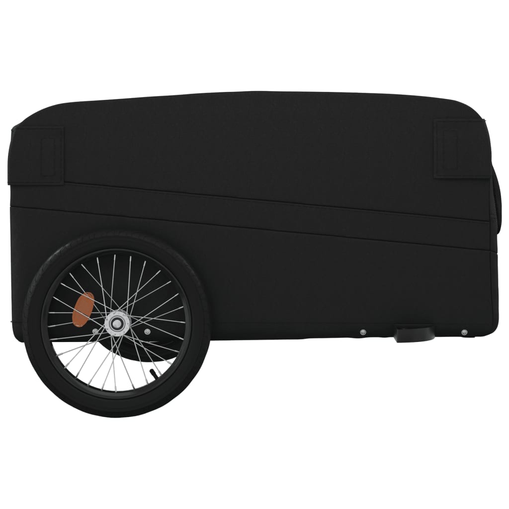 Bicycle trailer black 45 kg iron