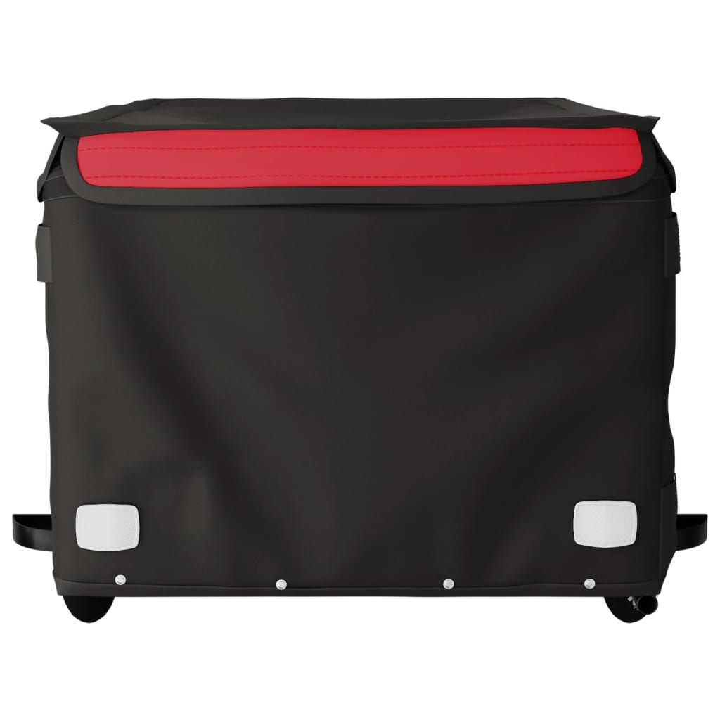 Cargo trailer black and red 45 kg iron