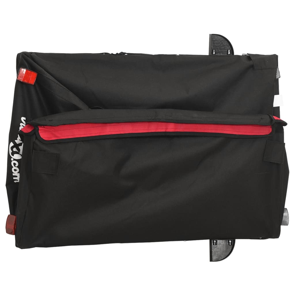 Cargo trailer black and red 45 kg iron