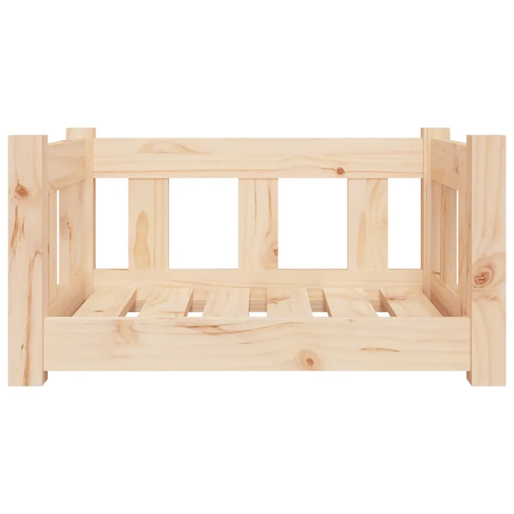 Dog bed 55.5x45.5x28 cm solid pine wood