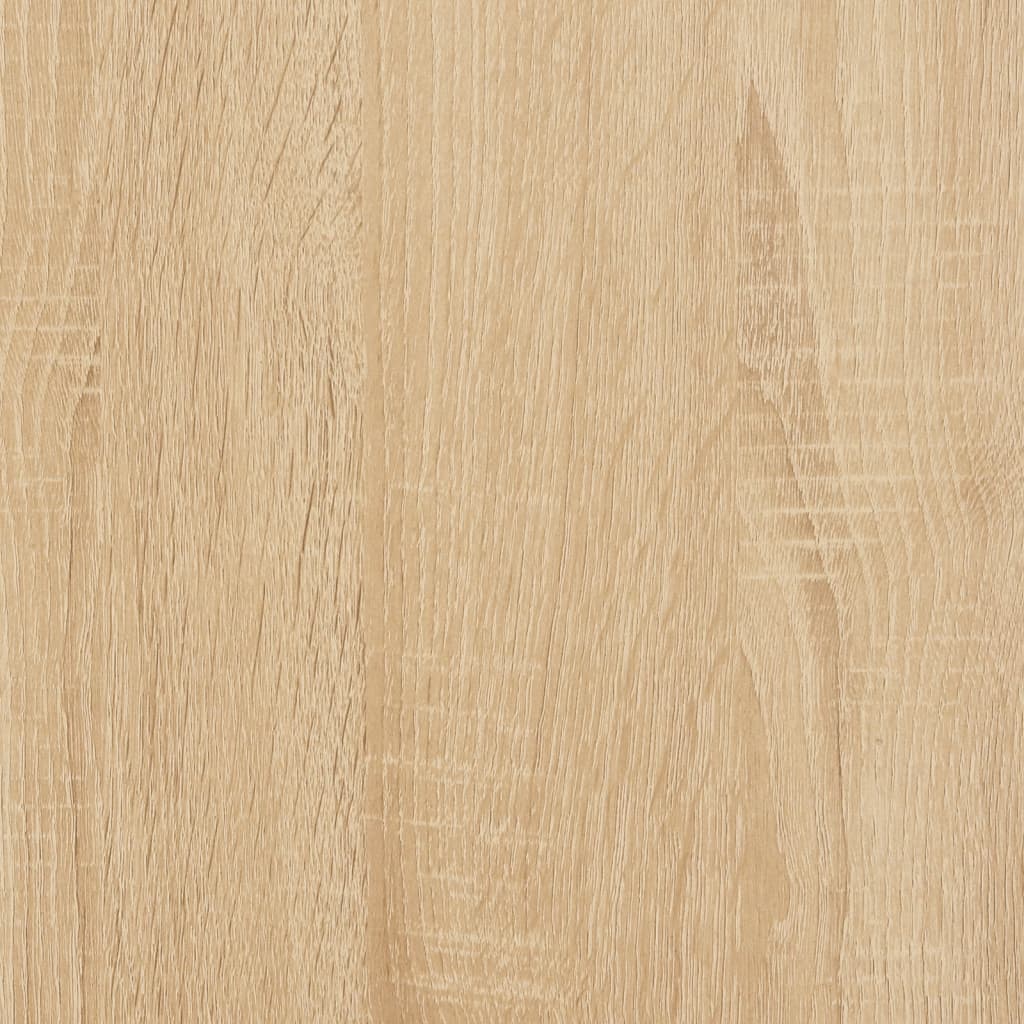 Bathroom cabinet Sonoma oak 30x30x190 cm wood material