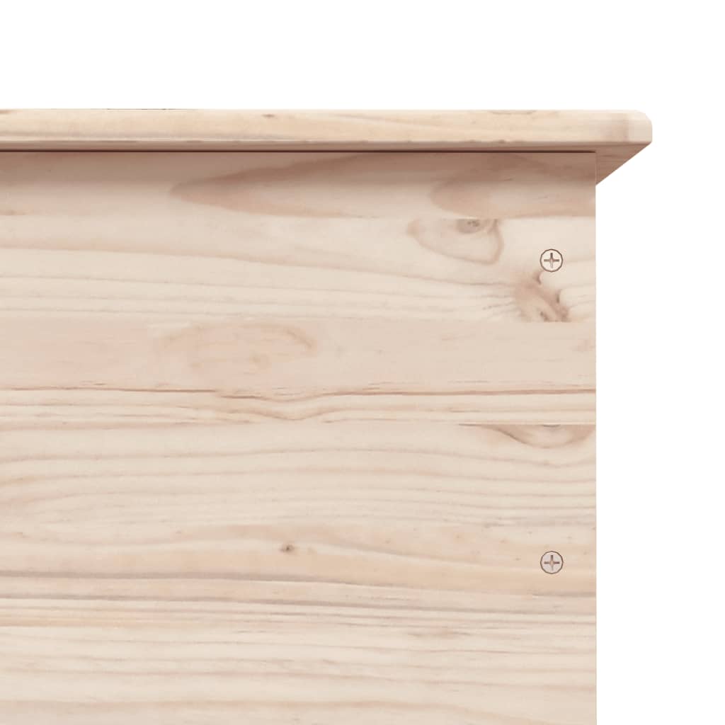 Chest with wheels ALTA 73x39.5x44 cm solid pine wood