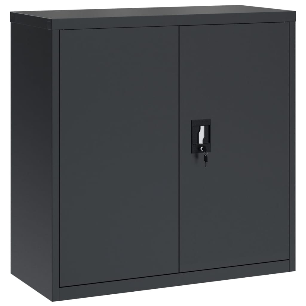 Filing cabinet anthracite 90x40x90 cm steel