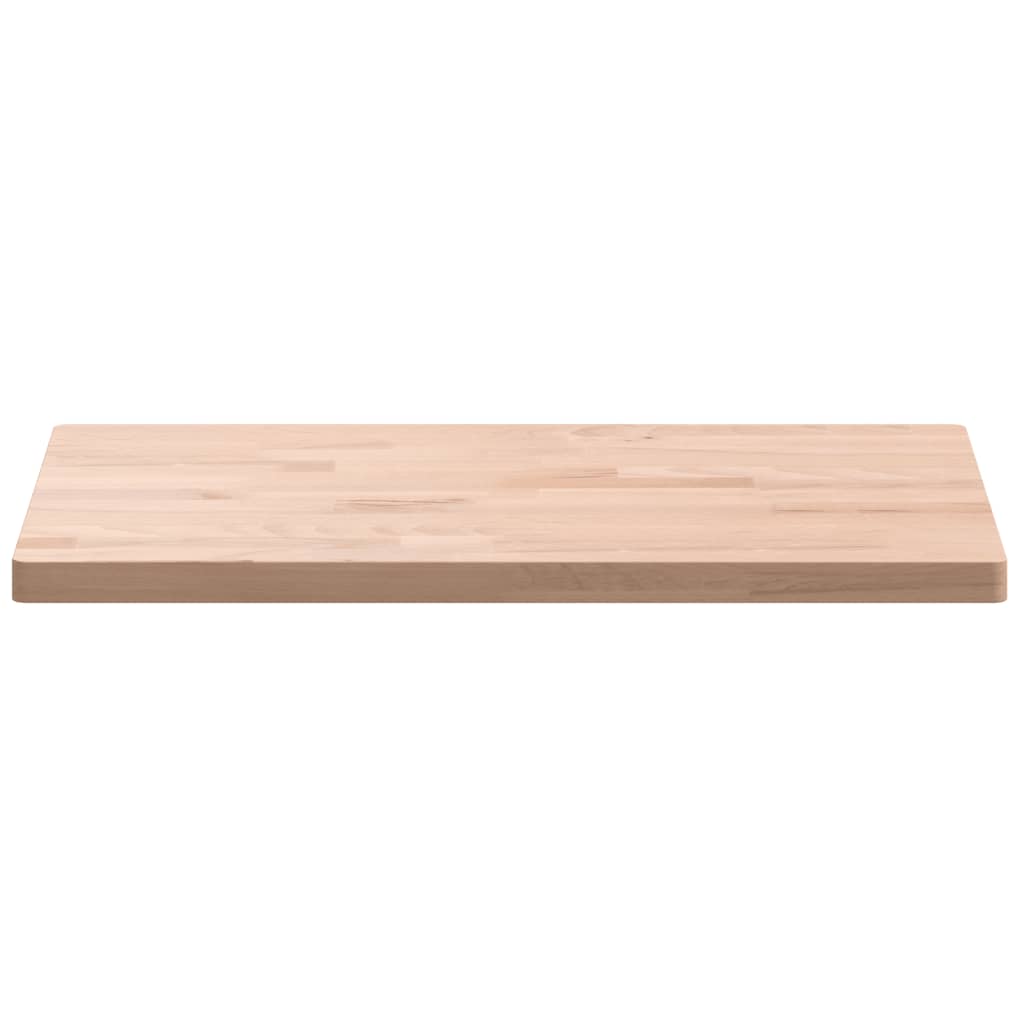 Table top 60x40x2.5 cm rectangular solid beech wood