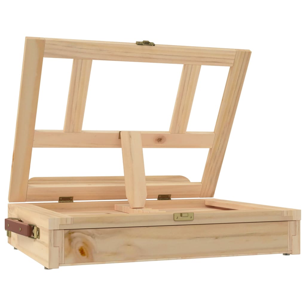 Table easel with drawer 33.5x25.5x7 cm solid pine wood