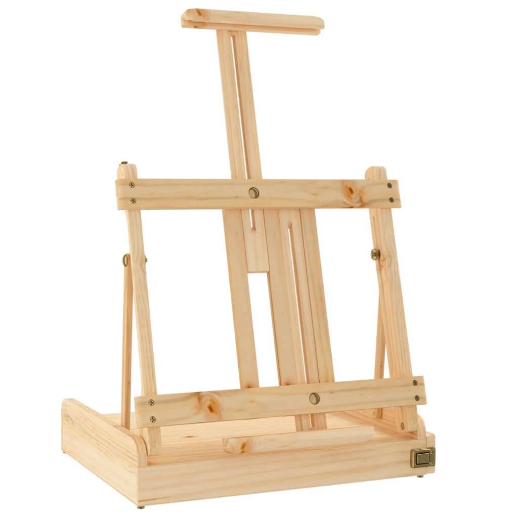 Table easel with drawer 41.5x37x12 cm solid pine wood