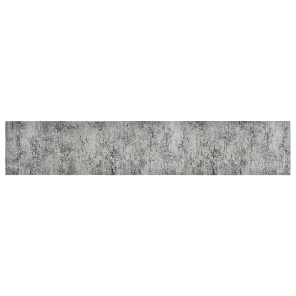 Küchenteppich Waschbar Beton 60x300 cm Samt