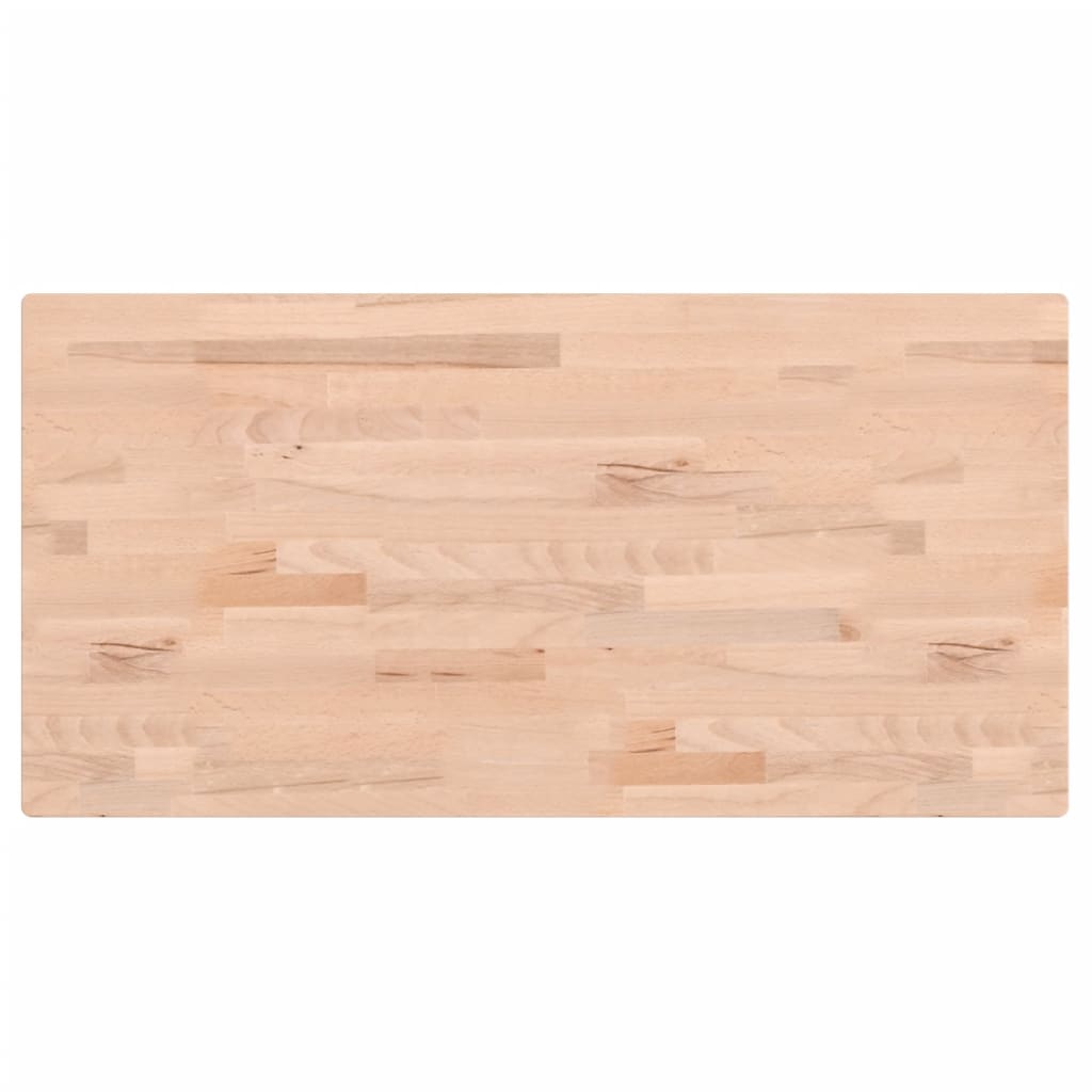 Vanity top 80x40x1.5 cm solid beech wood