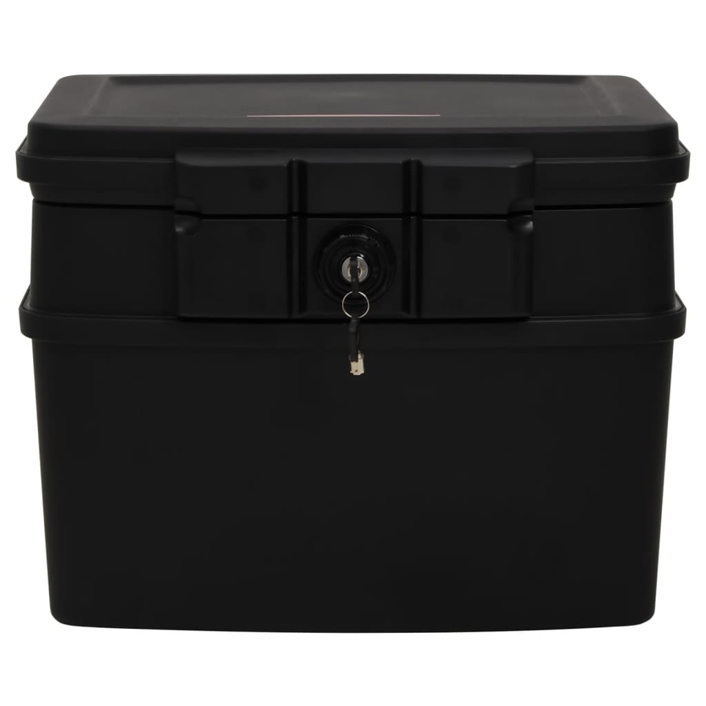 Safe box black 44x37x34 cm polypropylene