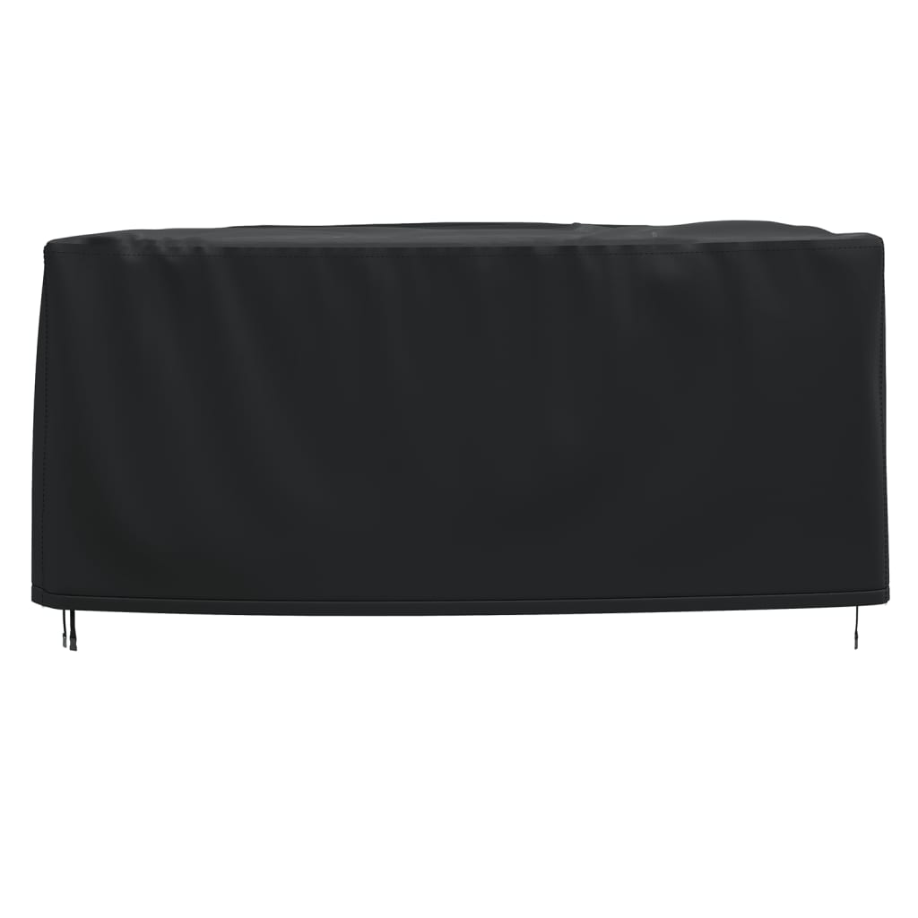 Garden furniture cover black 200x160x70 cm waterproof 420D