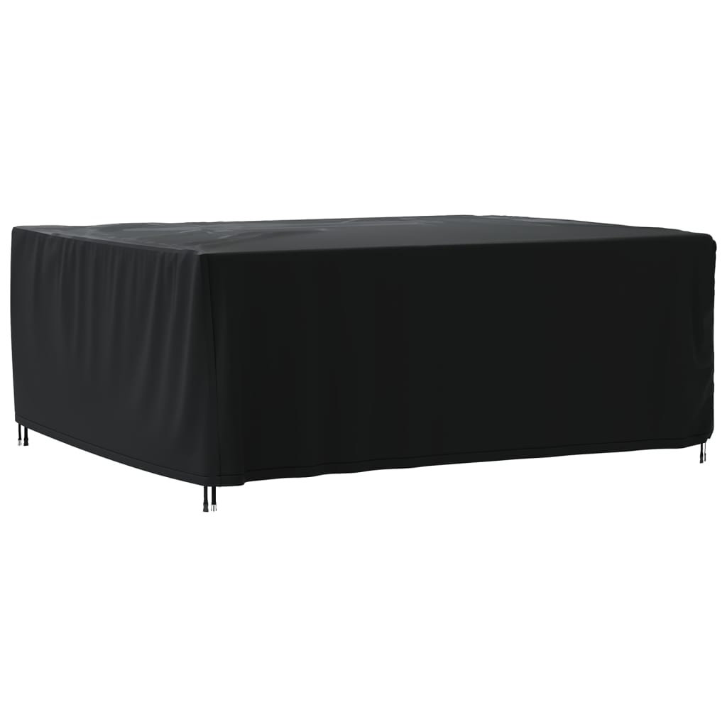 Garden furniture cover black 200x160x70 cm waterproof 420D