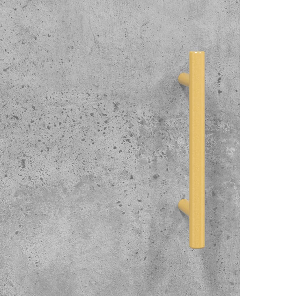 Schreibtisch Betongrau 140x50x75 cm Holzwerkstoff