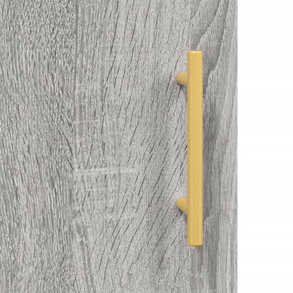 Schreibtisch Grau Sonoma 140x50x75 cm Holzwerkstoff