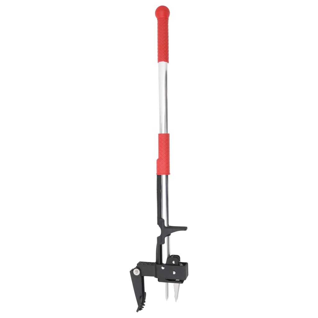 Weed cutter red and silver 99.5 cm anodized aluminum