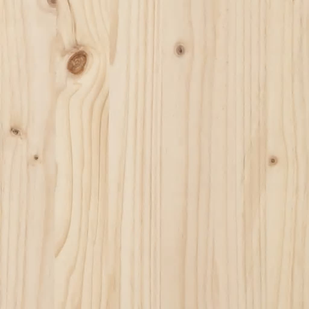 Massivholzbett mit Kopfteil 140x200 cm