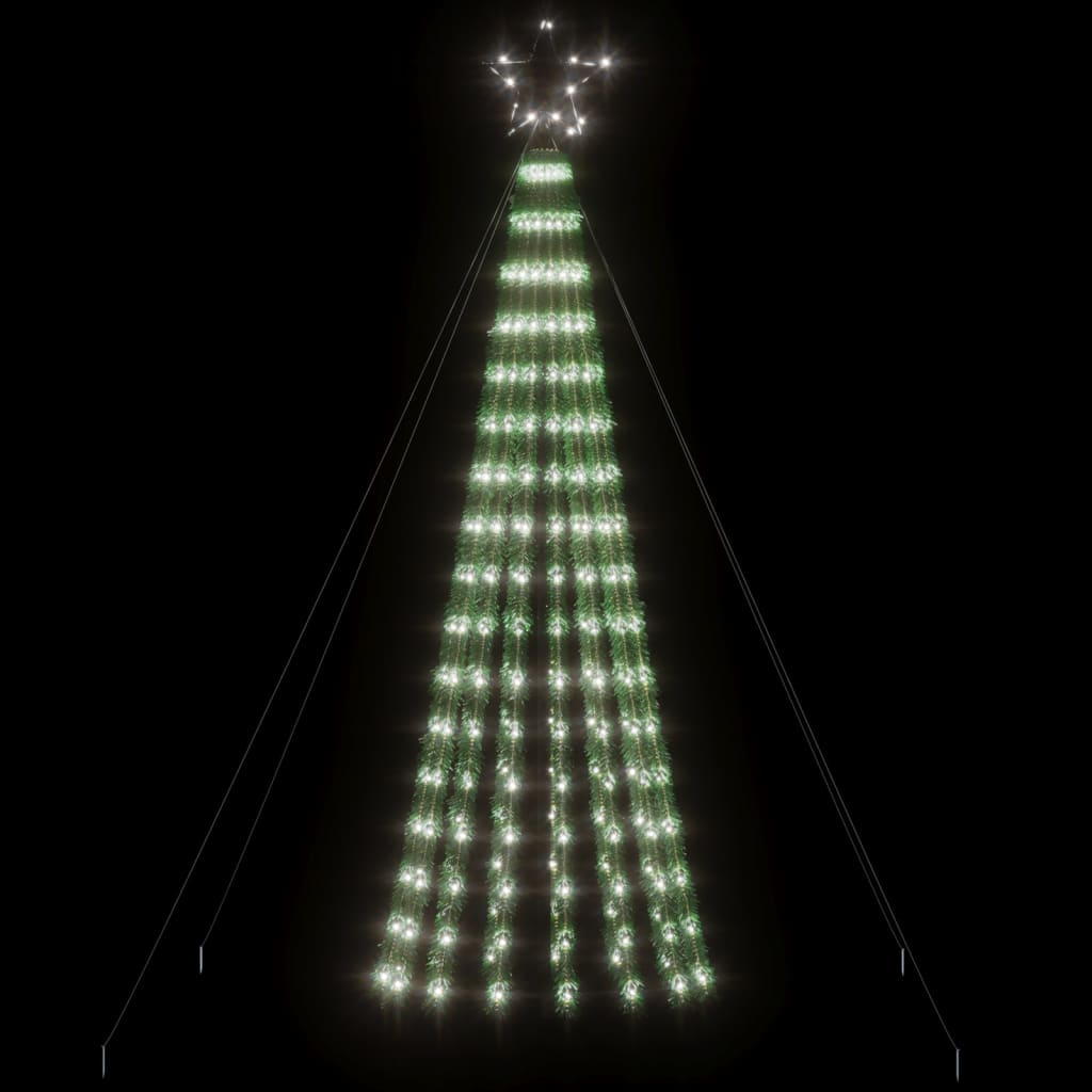 Weihnachtsbaum Kegelform 275 LEDs Kaltweiß 180 cm