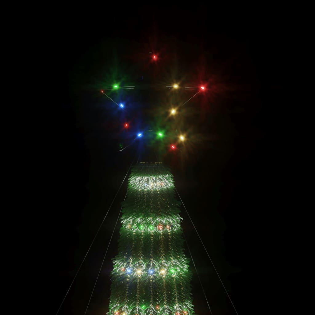 Christmas tree cone shape 275 LEDs multicolored 180 cm
