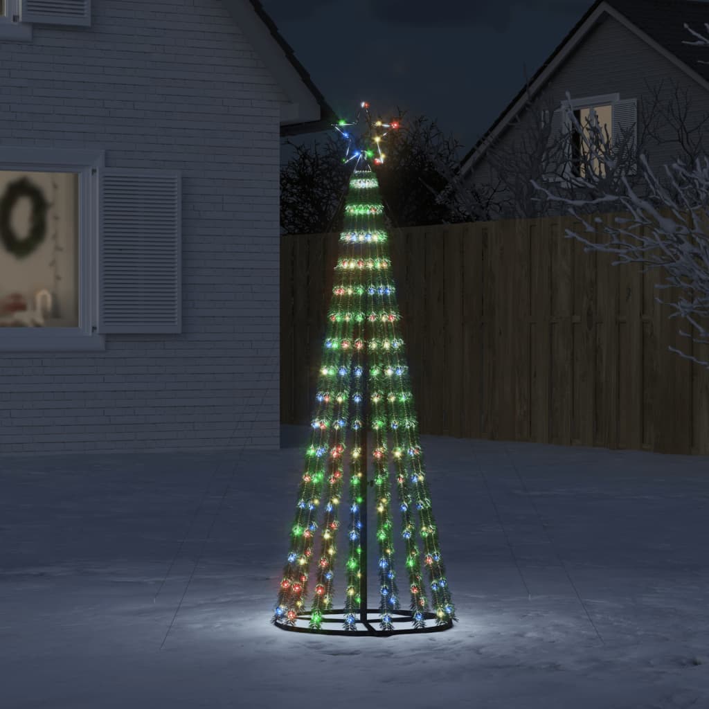 Weihnachtsbaum Kegelform 275 LEDs Mehrfarbig 180 cm