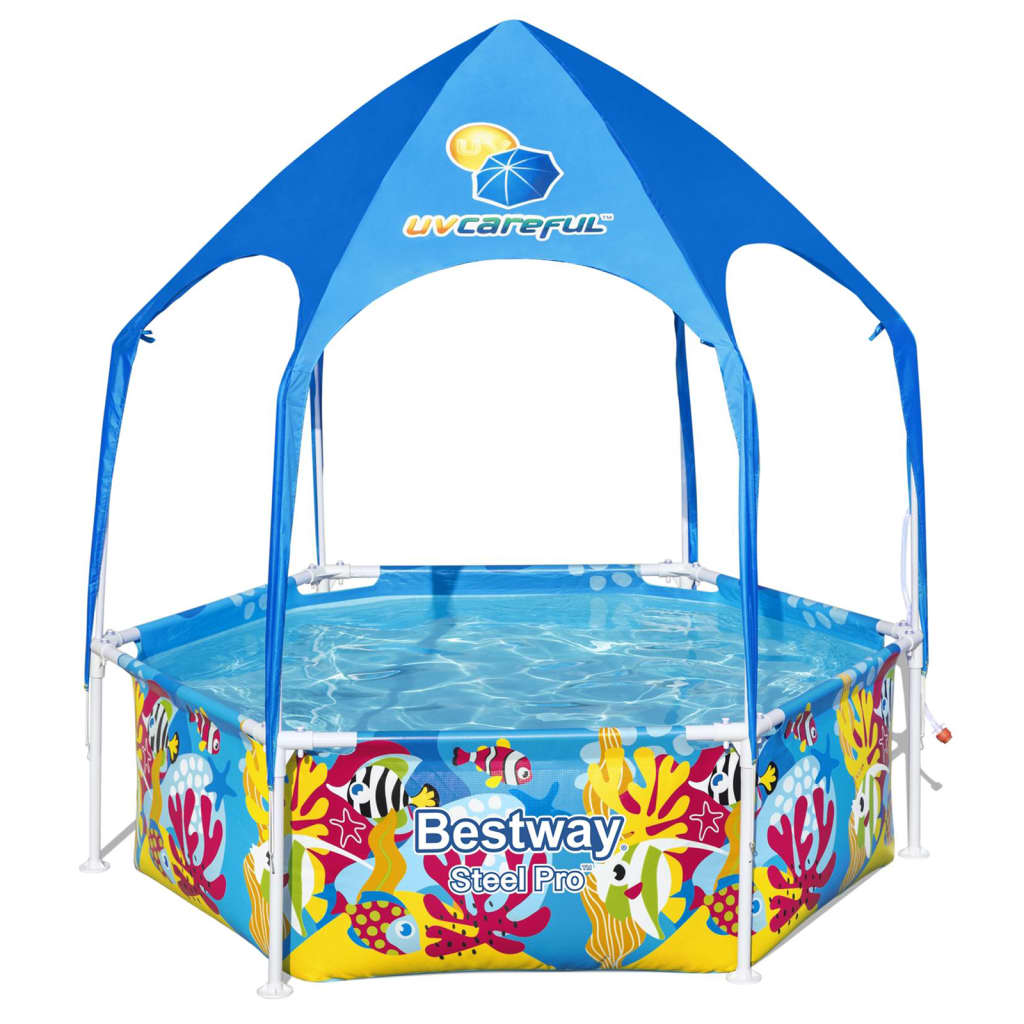 Bestway Steel Pro UV Careful above ground pool for children 183x51 cm