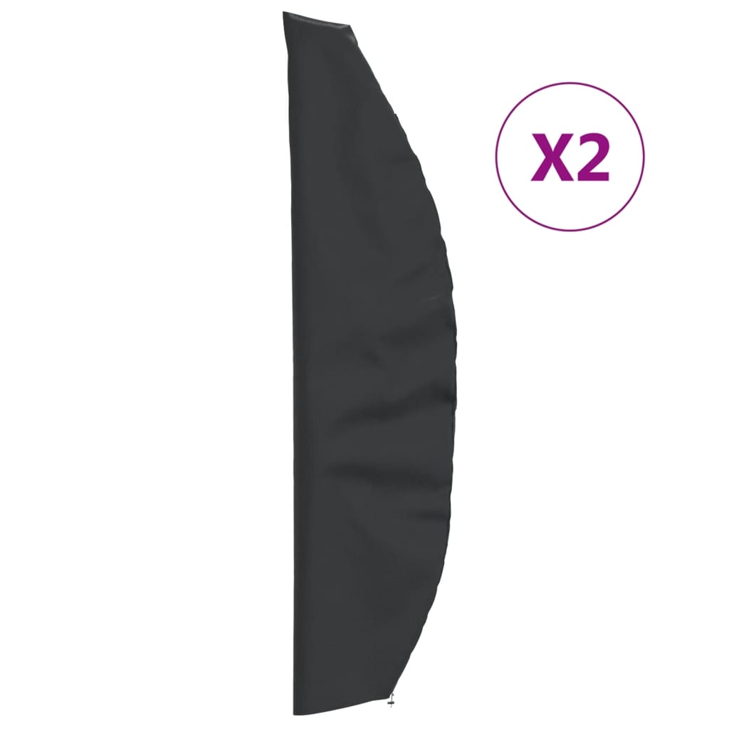 Parasol protective covers 2 pieces 280x30/81/45 cm 420D Oxford