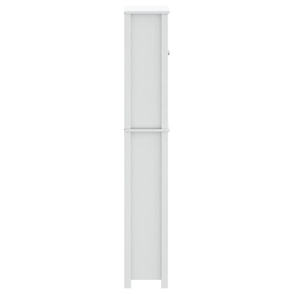Toilet cabinet BERG white 60x27x164.5 cm solid wood