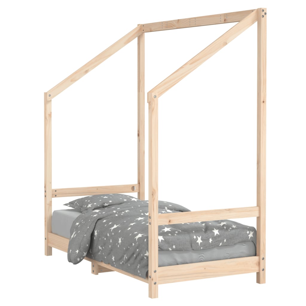 Children's bed 70x140 cm solid pine wood