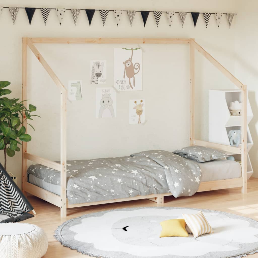 Children's bed 90x190 cm solid pine wood