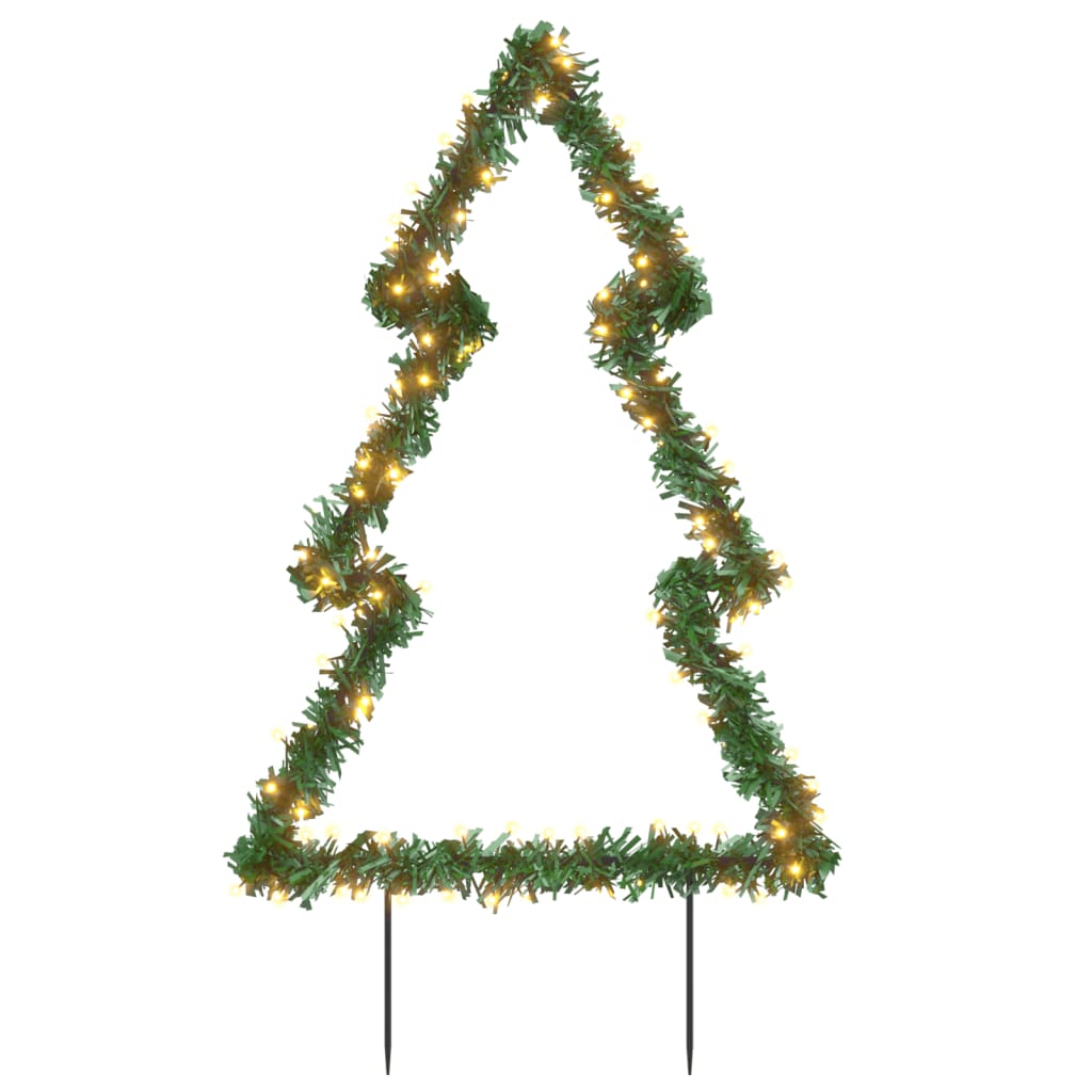 Christmas tree with ground spikes and 115 LEDs 90 cm