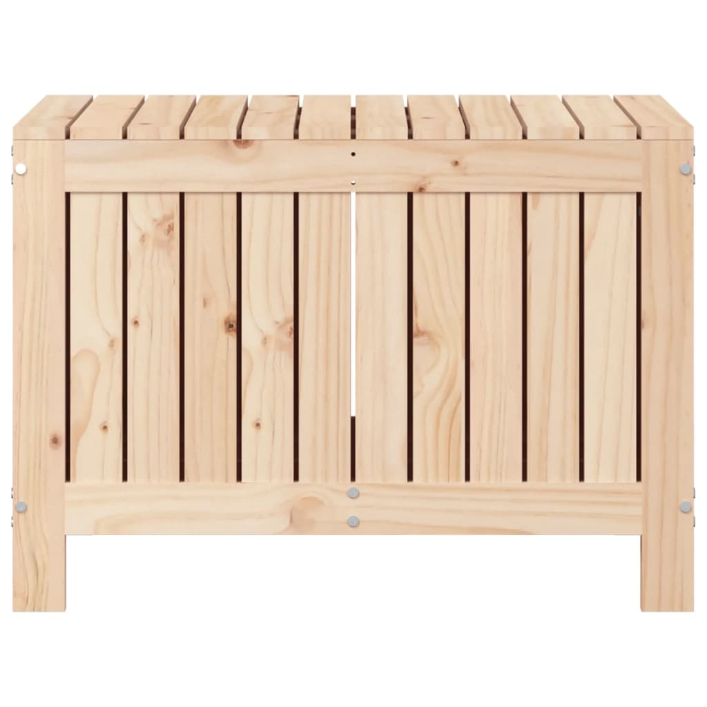 Garden chest 76x42.5x54 cm solid pine wood