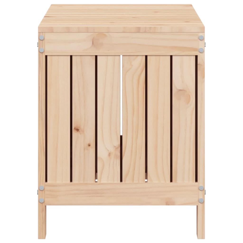 Garden chest 76x42.5x54 cm solid pine wood