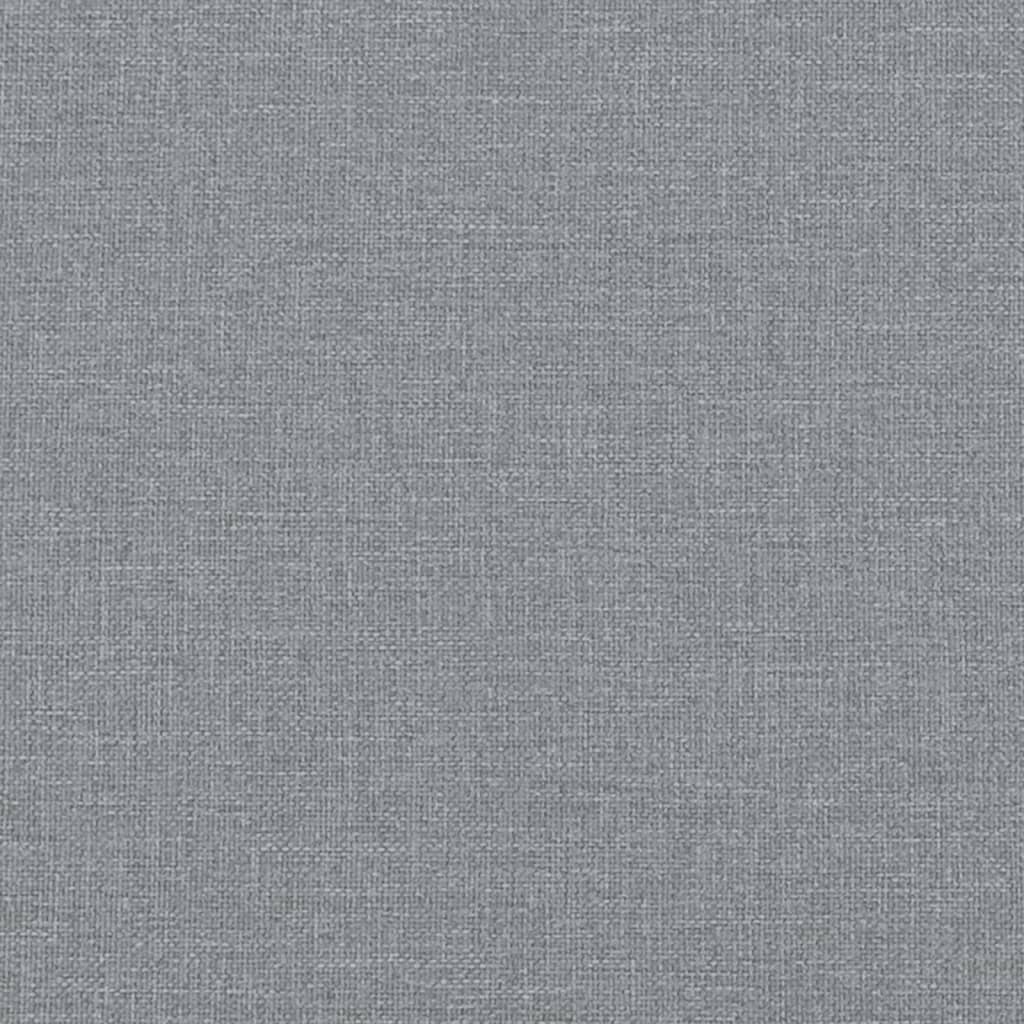 Armchair light gray 60 cm fabric