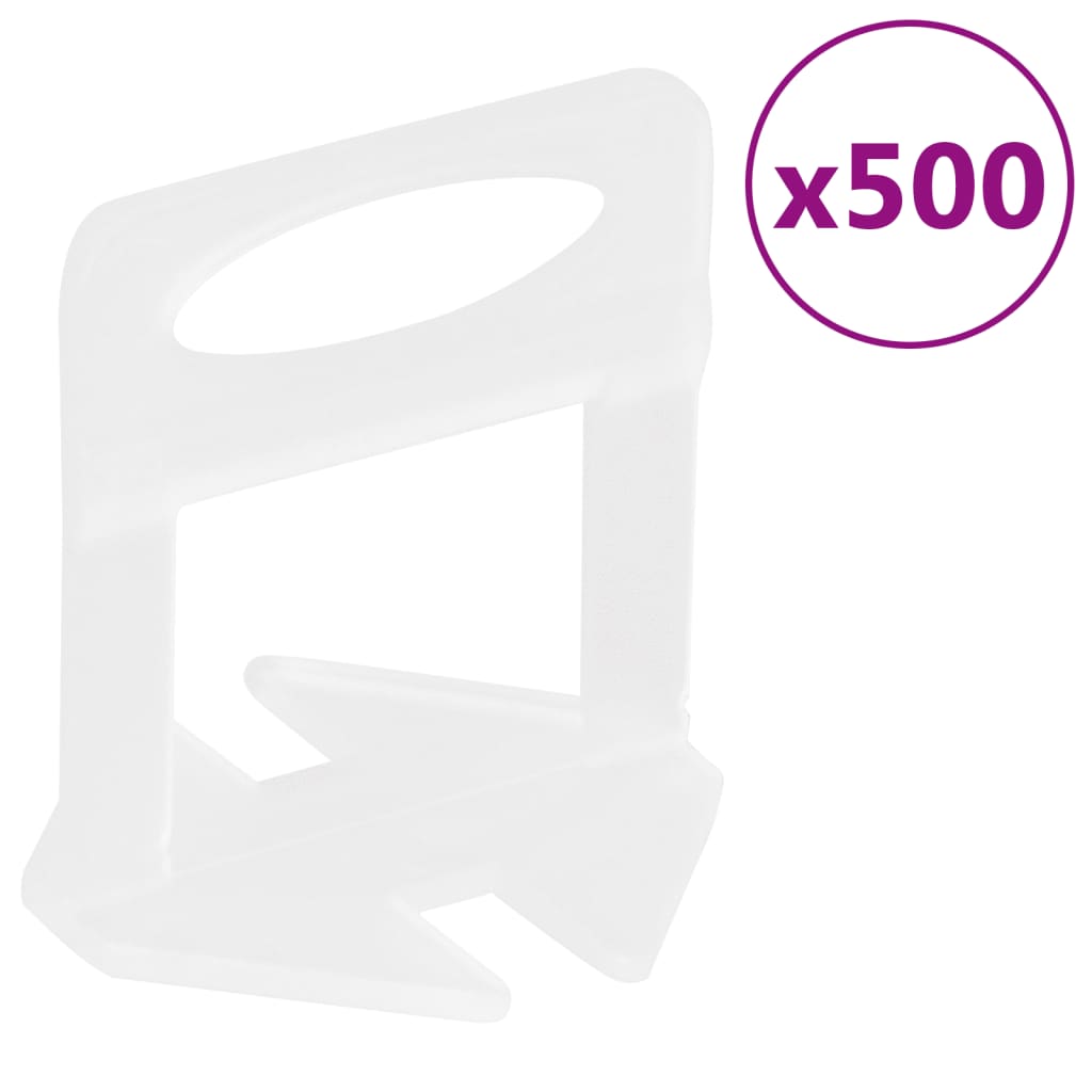 Fliesen-Nivelliersystem 250 Keile 500 Clips 2 mm