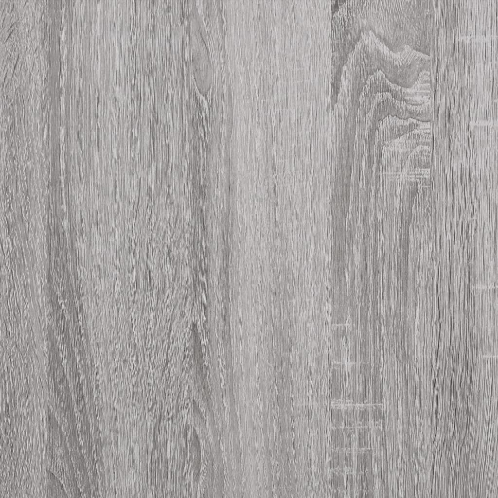 Konsolentisch mit Ablage Grau Sonoma 75x29x75cm Holzwerkstoff